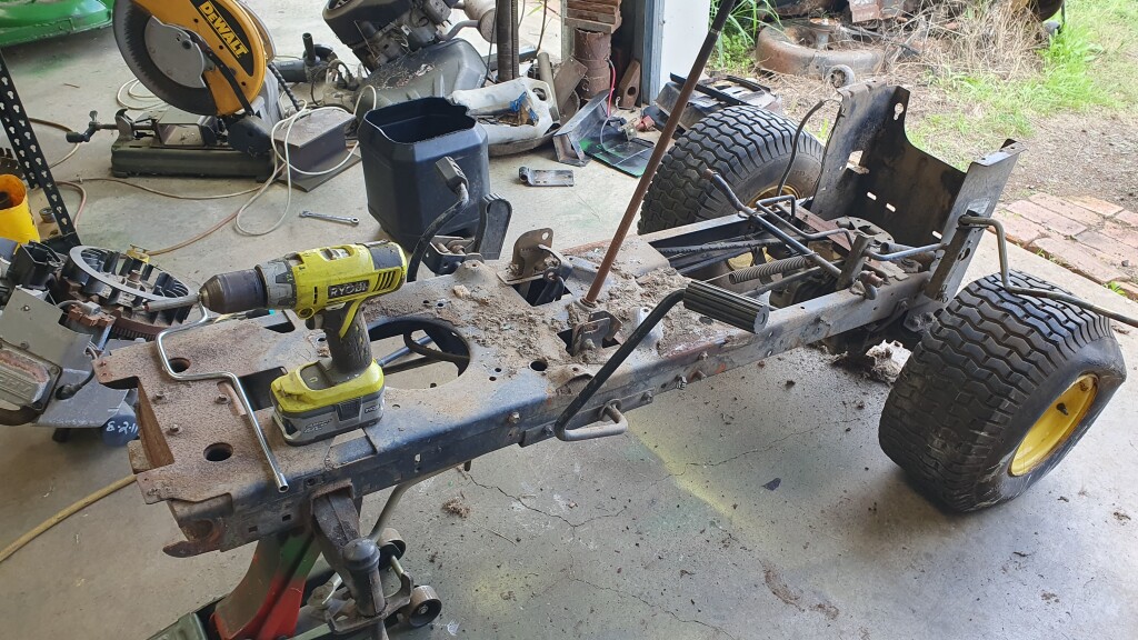 ride on mower chassis
