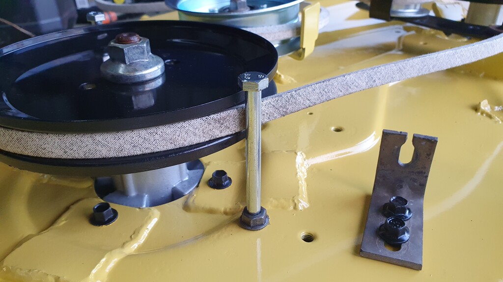 finished cutting deck